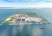 Phối cảnh cảng Vạn Ninh, một trong các dự án trọng điểm của tỉnh Quảng Ninh được thực hiện bởi Tổng thầu Vinaconex. - WikiLand